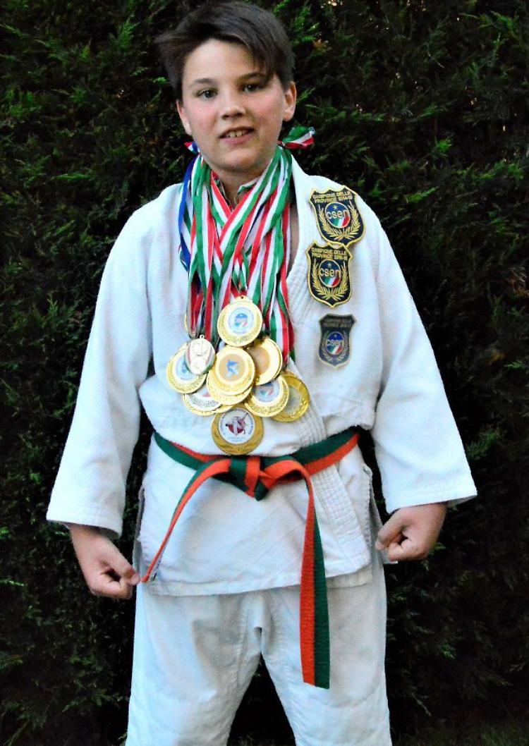 Già vinti 61 incontri, a 11 anni promessa del judo