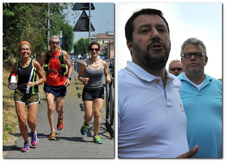 Bonaldi, maratona nei quartiereZucchi con Salvini e Maroni