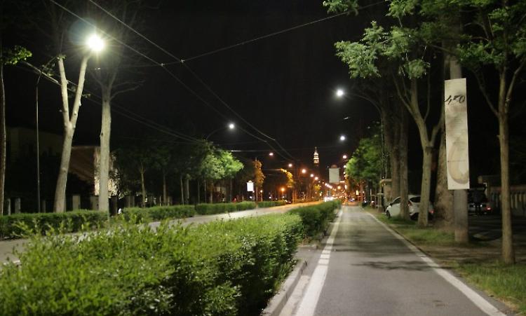 Quartiere Po, ecco la nuova illuminazione