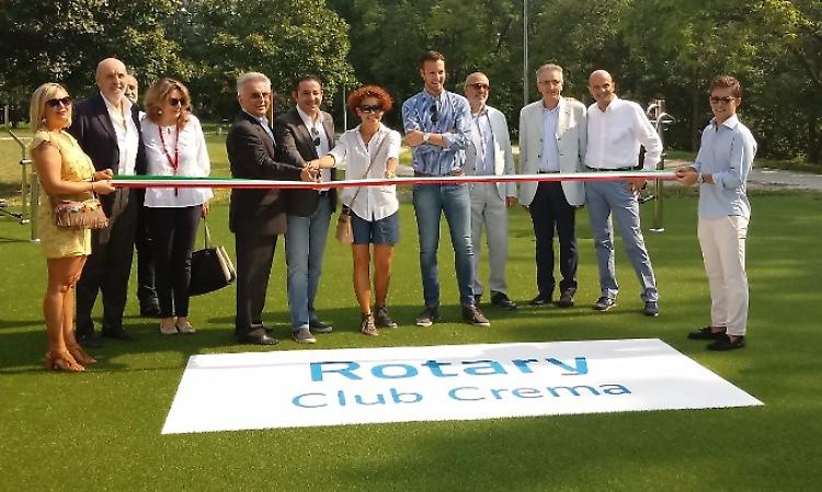 Inaugurata la palestra all'aperto