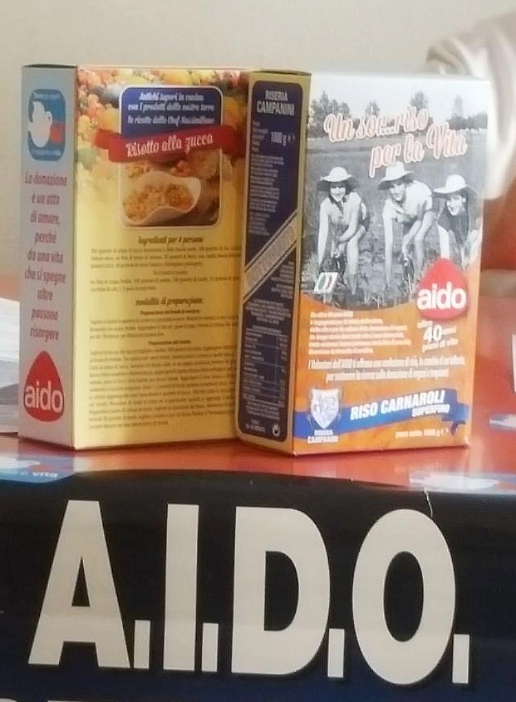 Aido lancia la campagna del riso