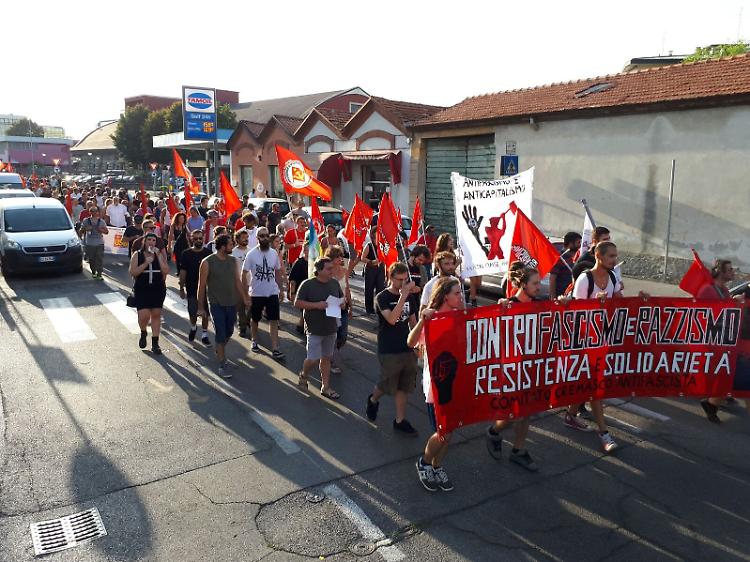 Corteo antifascista a Crema