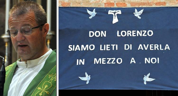 Don Lorenzo, manifestazioni e messaggi di solidarietà