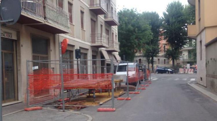 Via Geromini, via la cantiere
