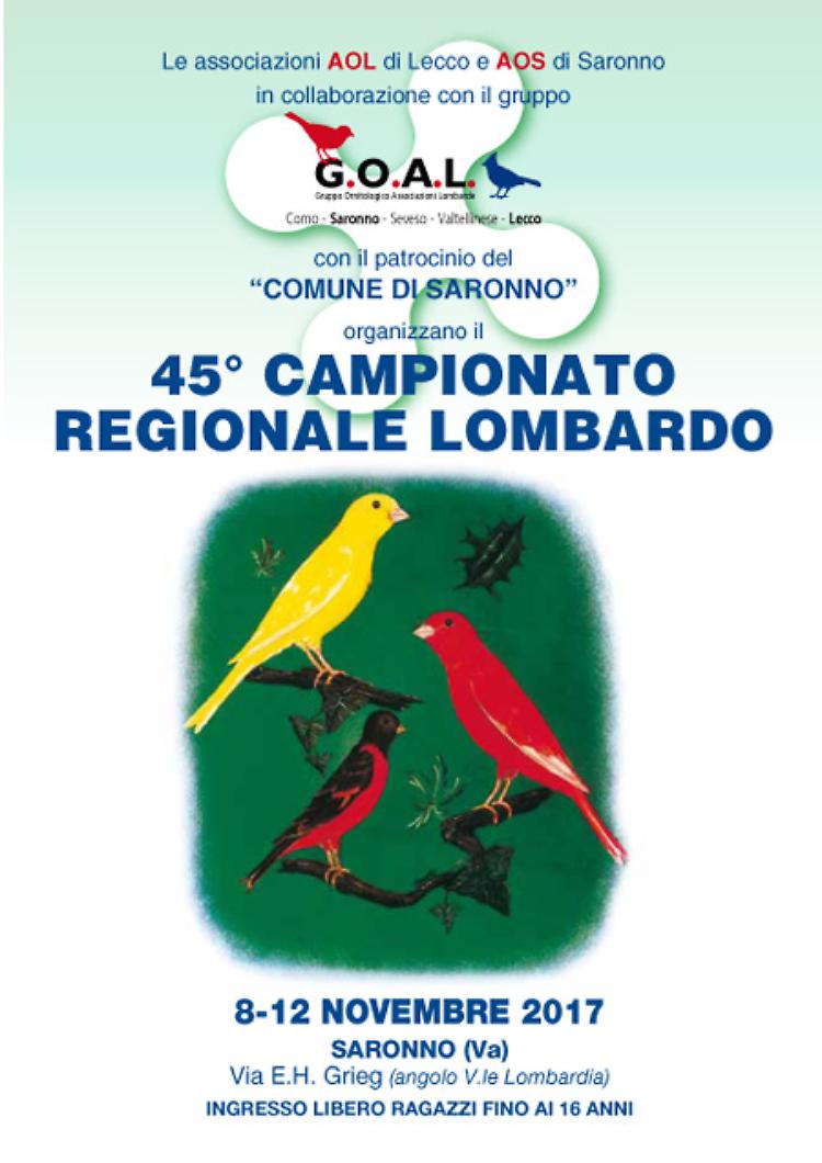 45esimo Campionato Regionale Lombardo di Ornitologia