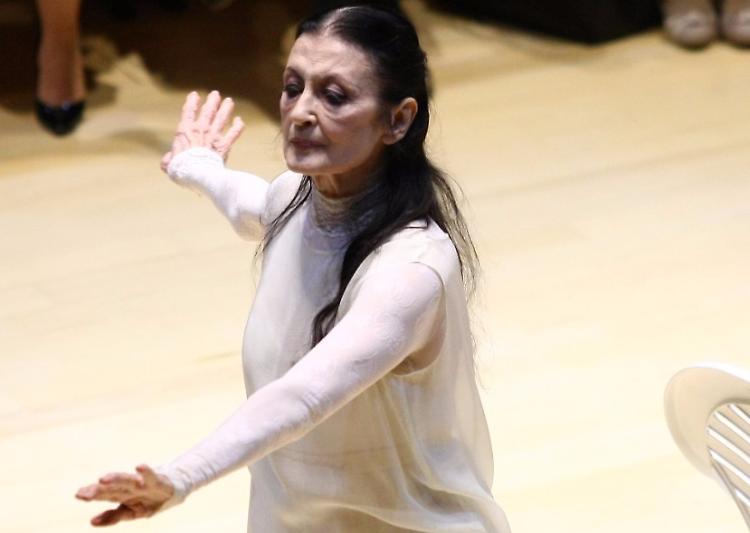 Carla Fracci rosa che danza