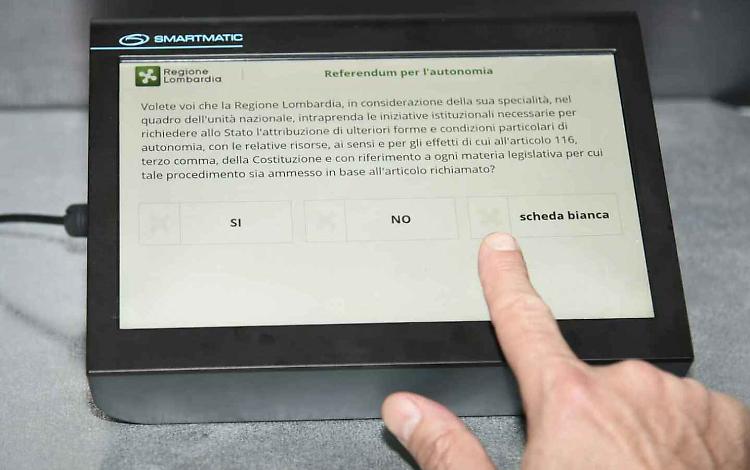 Lombardia autonoma, domenica 22 debutta il voto elettronico