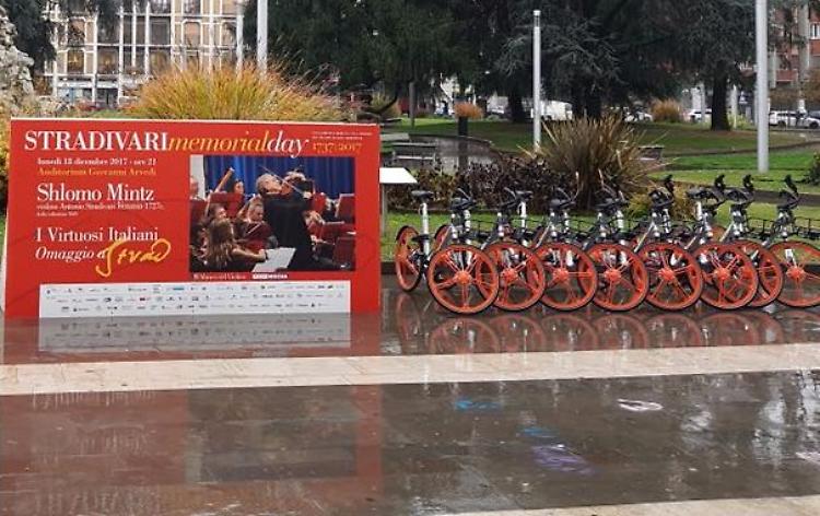 Bike Sharing Mobike, posizionate le prime 30 biciclette