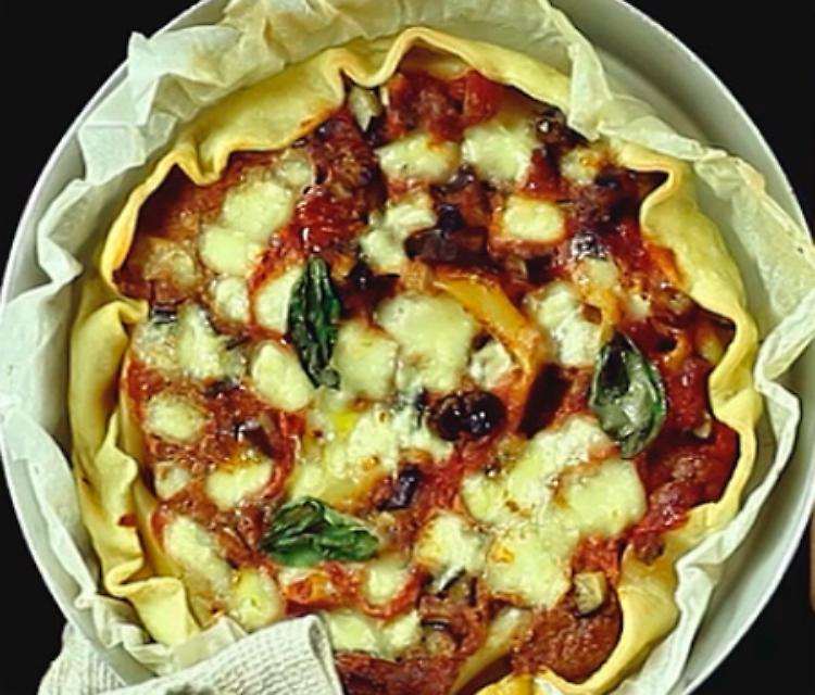 LA RICETTAGratin di ziti alla Norma
