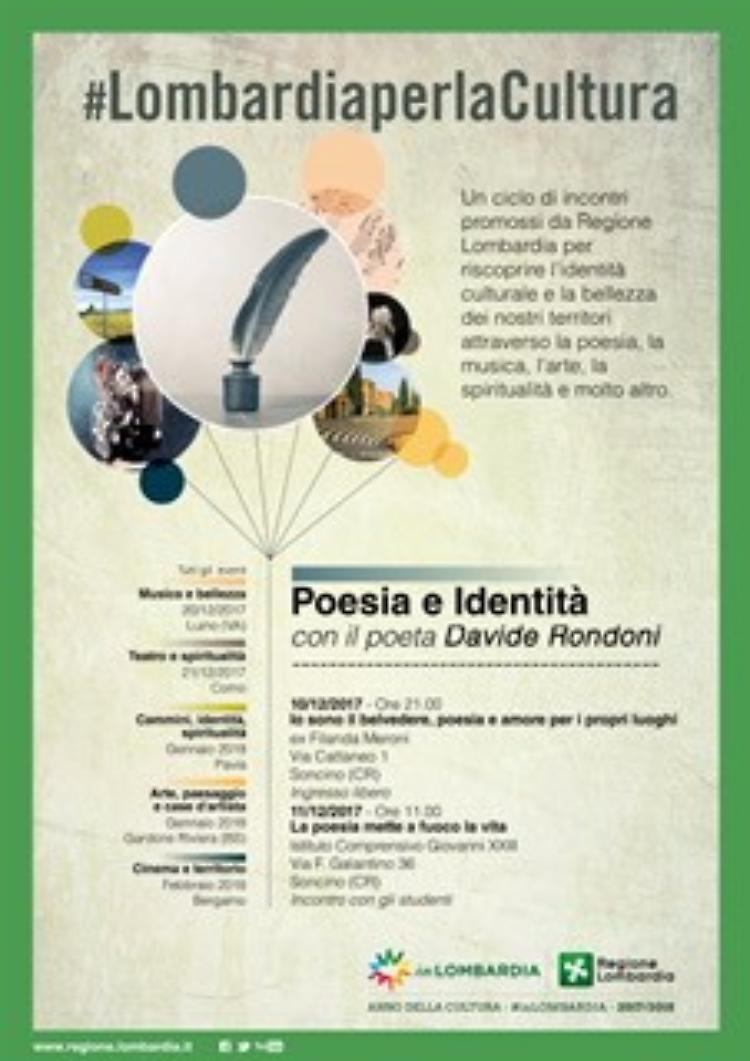 Parte #Lombardiaperlacultura con Davide Rondoni