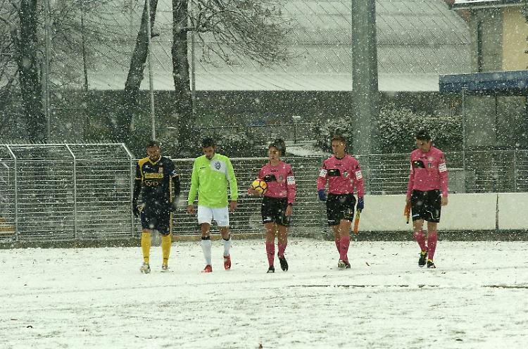Crema 1908 - Levico Terme partita sospesa per neve