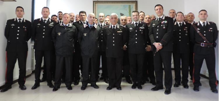 Il generale Amato in visita alla Compagnia di Viadana