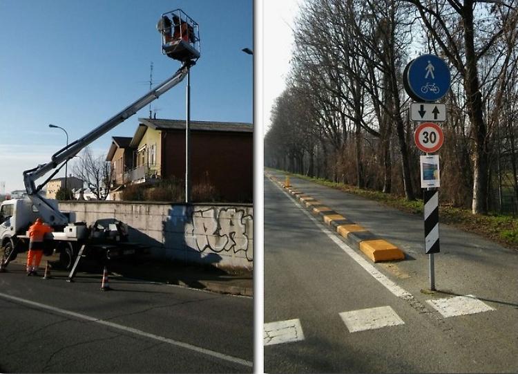 Nuova illuminazione a LED: dopo il Boschetto intervento nelle vie Filzi, Bergamo e piazza Risorgimento