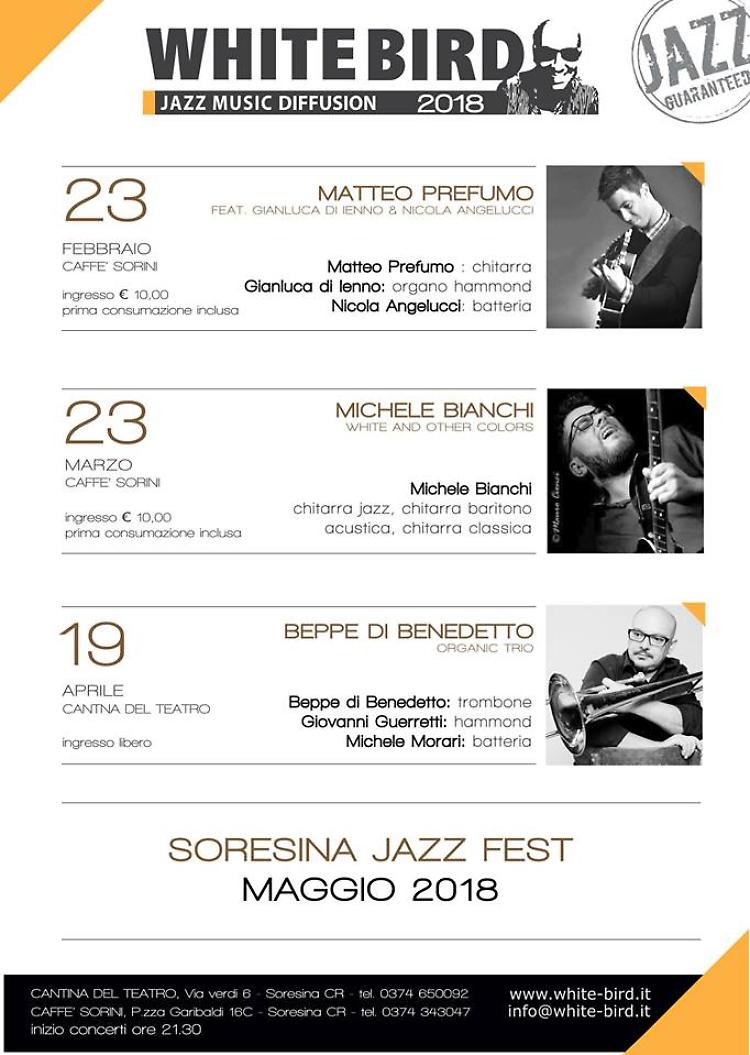 Tre concerti per la rassegna jazz