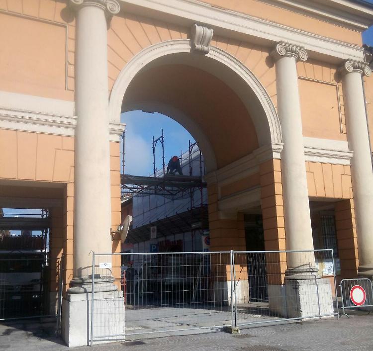 Arco del Voghera. Accesso chiuso, ora i lavori