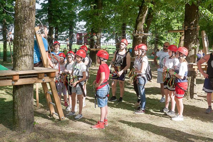 Evoluzioni ed emozioni al Parco Avventura