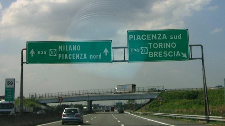 Chiusura della bretella Fiorenzuola-A21