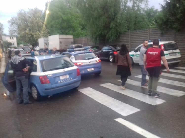 Festa blindata per Casapound, maxi mobilitazione