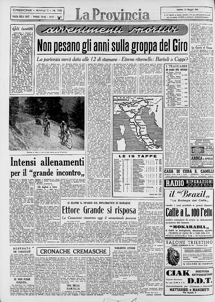La 31^ edizione del Giro d'Italia