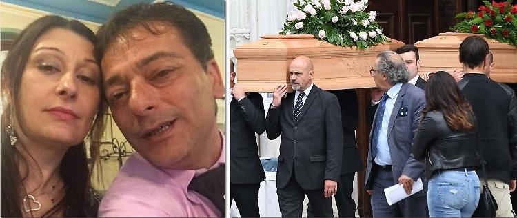 Omicidio tra le slot, in cento per l'addio a Carlo e Maria