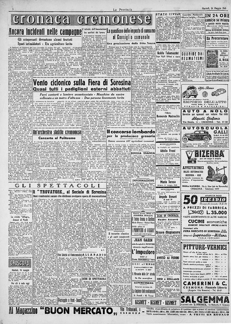 Lo sciopero nelle campagne del 1949