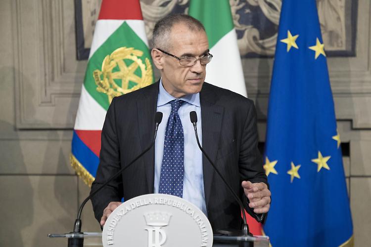 Cottarelli: 'Governo che porti a elezioni'