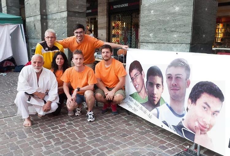 Piazza Stradivari ricorda Ade, Davide, Junior e Adam