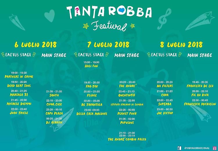 Parte il 'Tanta Robba Music Festival'