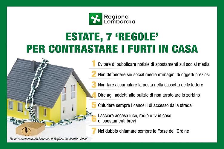 Le 7 regole per contrastare i ladri 2.0 in estate