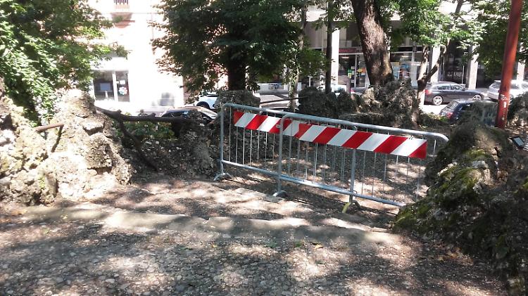 Transennate montagnole ai giardini pubblici 