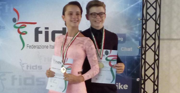 Ancora campioni italiani, trionfo per i tredicenni Carlotta e Jacopo