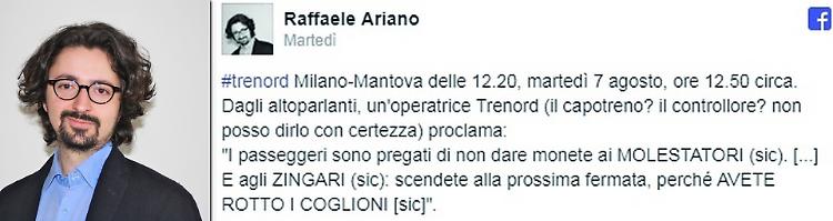Ha segnalato l'annuncio razzista, Ariano denuncia gli haters