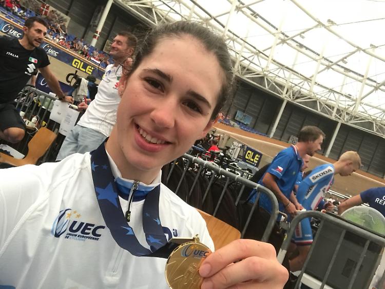 Europei U23, oro per Marta cavalli nell'inseguimento individuale