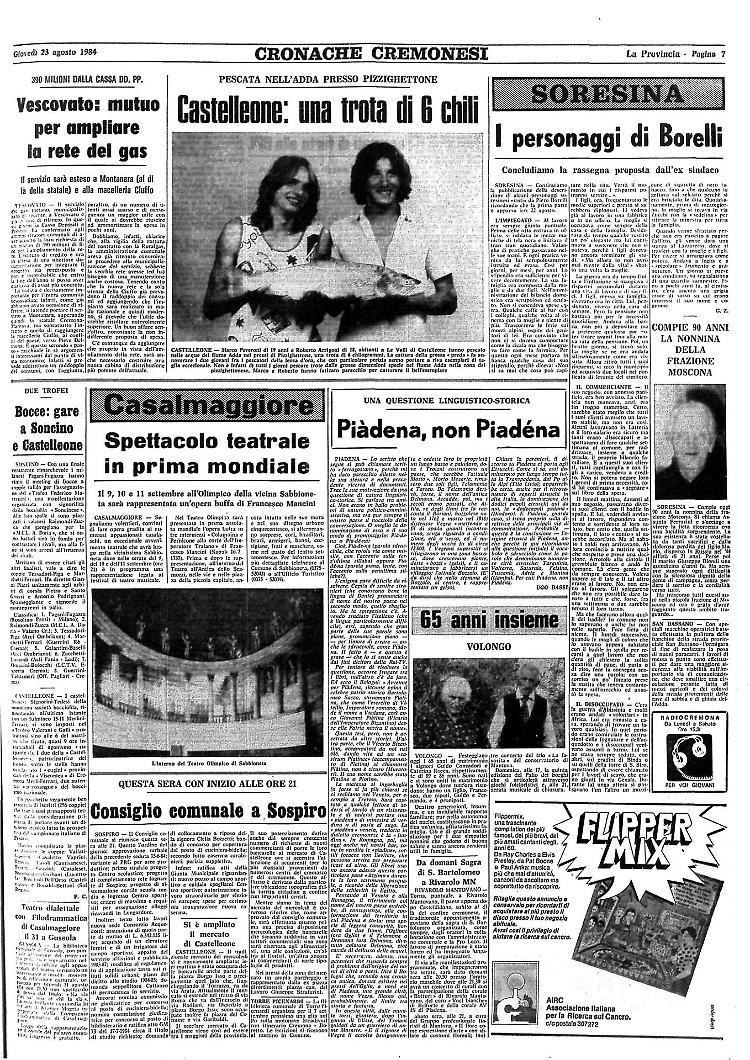 Piàdena, non Piadéna 