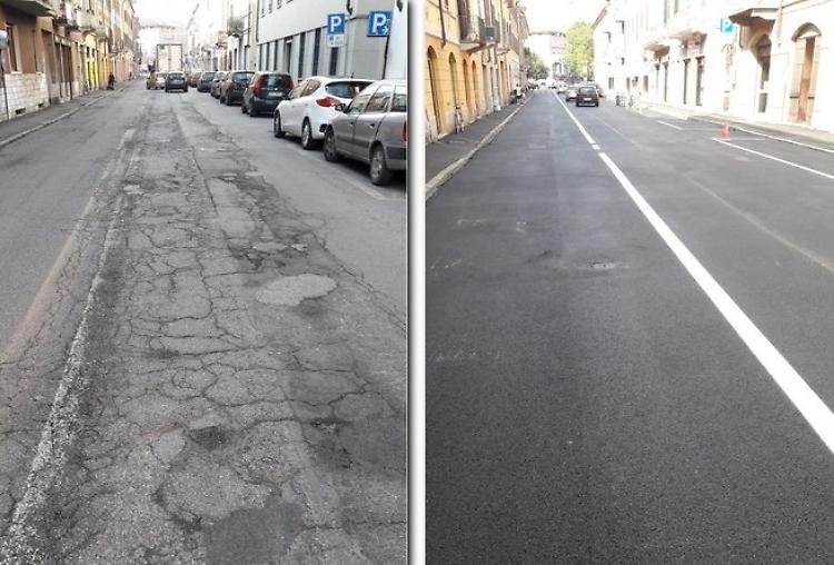 Manutenzione strade e marciapiedi avanti tutta