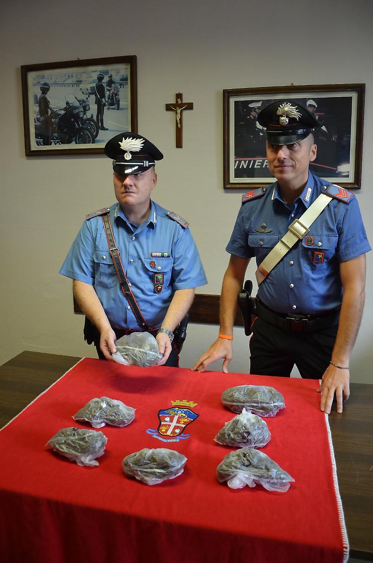 Arrestata con oltre mezzo chilo di marjjuana