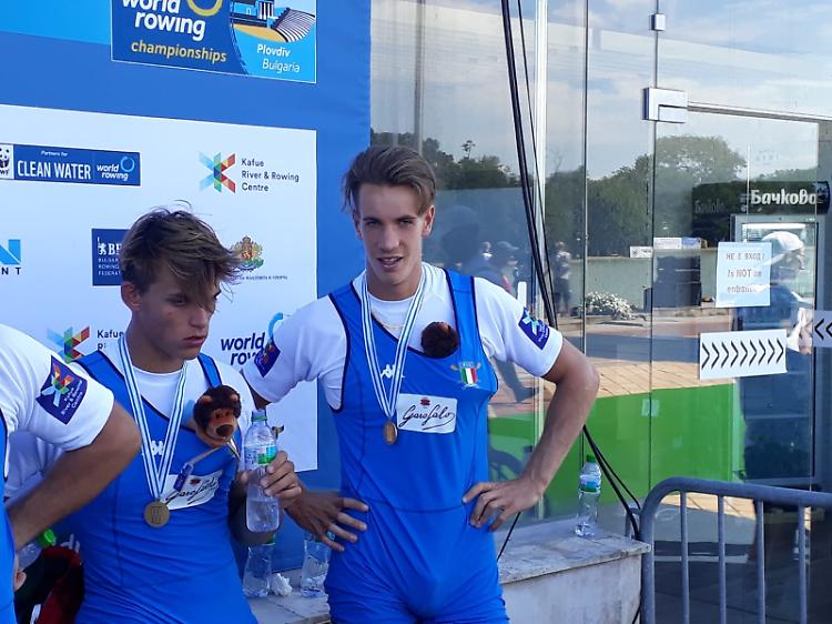 Il cremonese Gentili campione del mondo col quattro di coppia