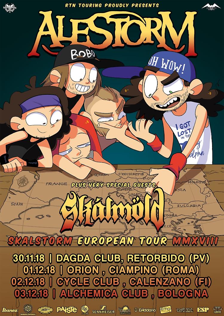 Alestorm, quattro date in Italia