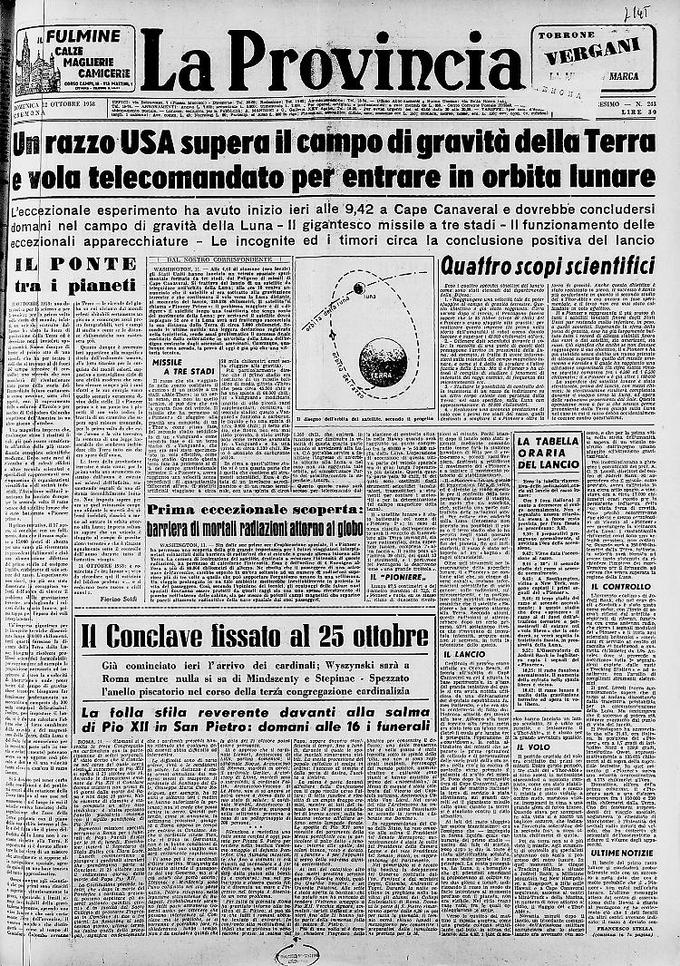 Un razzo USA supera il campo di gravità della Terra e vola telecomandato per entrare in orbita lunare