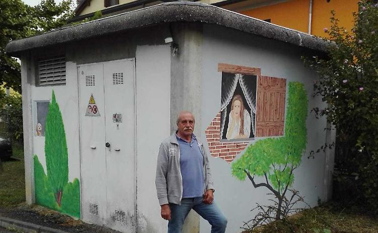 Le cabine come quadri con l’arte di Fortini