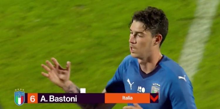 bastoni, ottima prova con l'Under 21