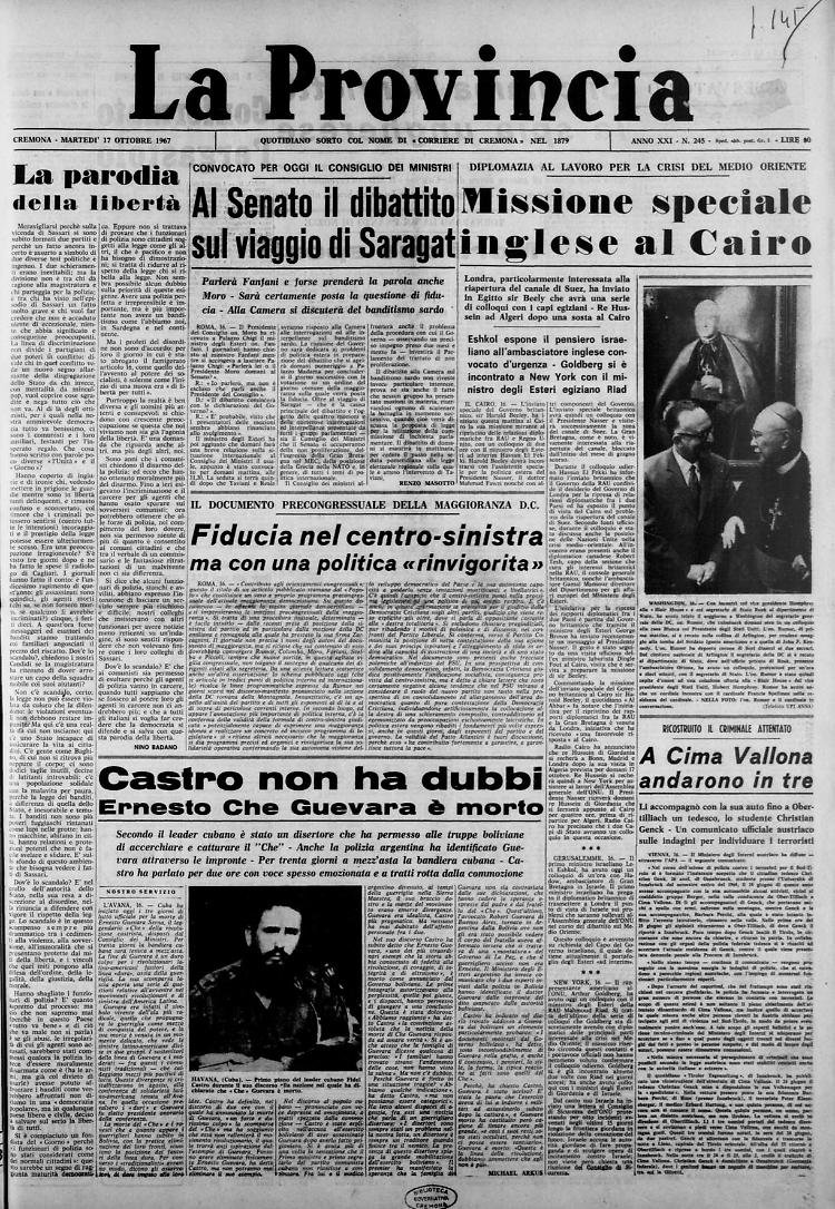 Ernesto Che Guevara è morto