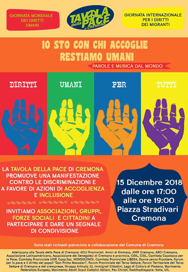 Sabato 15 dicembre la manifestazione contro le discriminazione