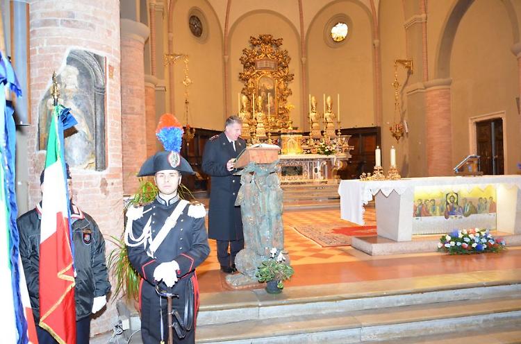 Messa con il vescovo per la patrona dei carabinieri