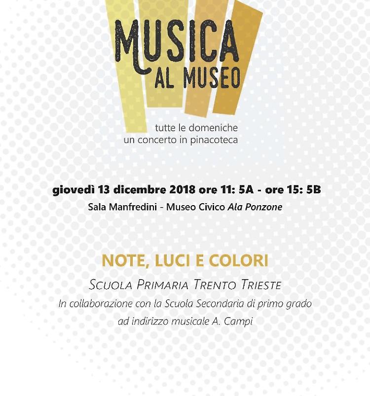 S. Lucia: 'Note, Luci e Colori' per la rassegna Musica al Museo