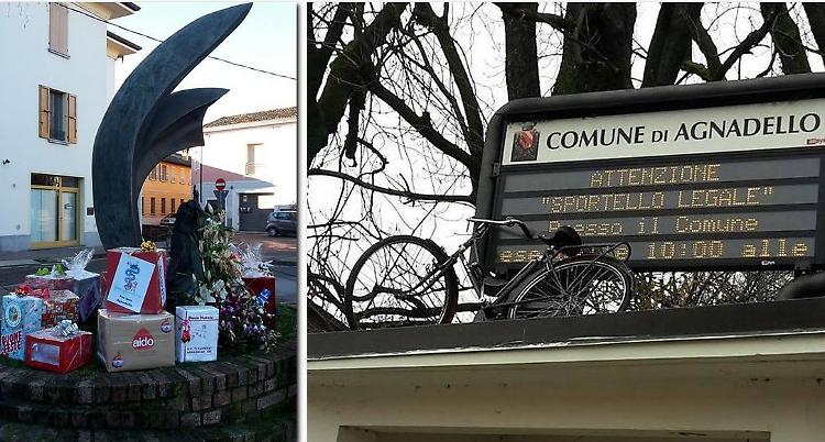 Vandali in azione, rubati i finti pacchi di Natale