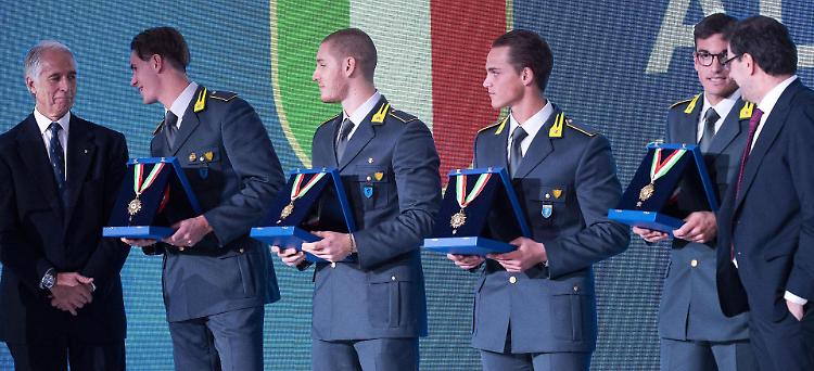 Collare d&rsquo;oro per Gentili e  Farias 