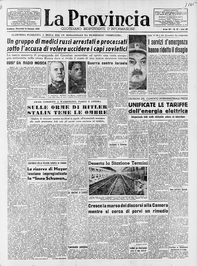 Complotto medici a Mosca