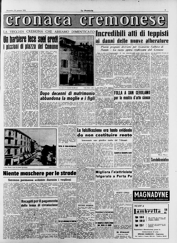 Un barbiere fece suoi eredi i piccioni di piazza del Comune
