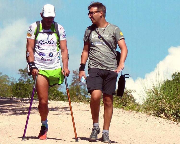 La sfida, una gamba per i mille chilometri della Francigena